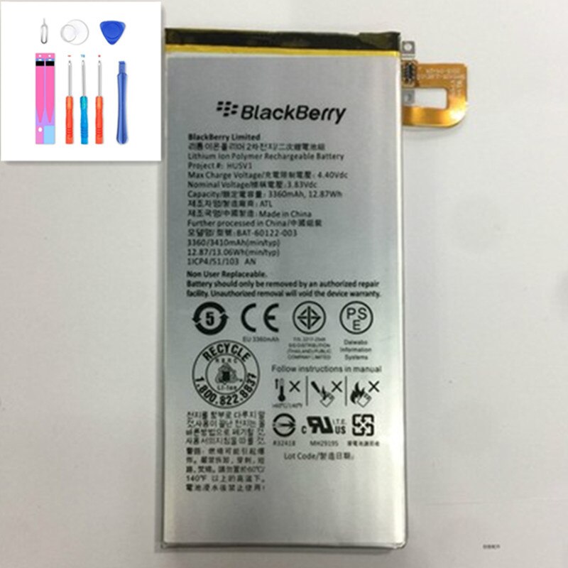 Chensuper 0 Cyclus 3410 Mah Batterij Voor Blackberry Priv Bat-60122-003 Batterijen
