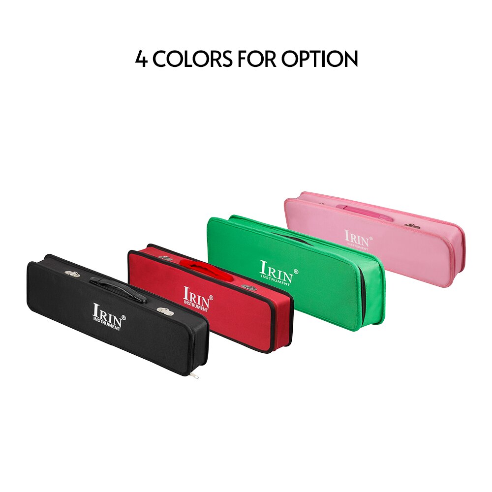 IRIN I-37R 37-Key Melodica Carrying Case Piano Style Mouth Organ Instrument Traval Bag with Shoulder Strap Handle