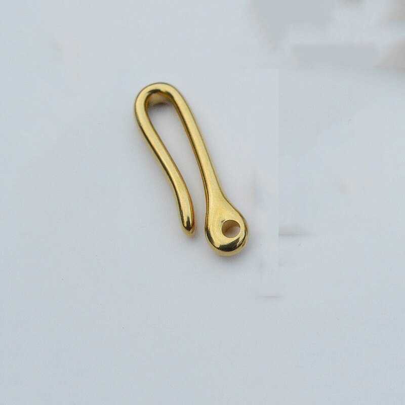 Crochet pour porte-clés | Ceinture en laiton, crochet U avec manille, crochet pour poisson, crochet pour chaîne en cuir 73*16/61*15/50*14mm 1 pièce: M type