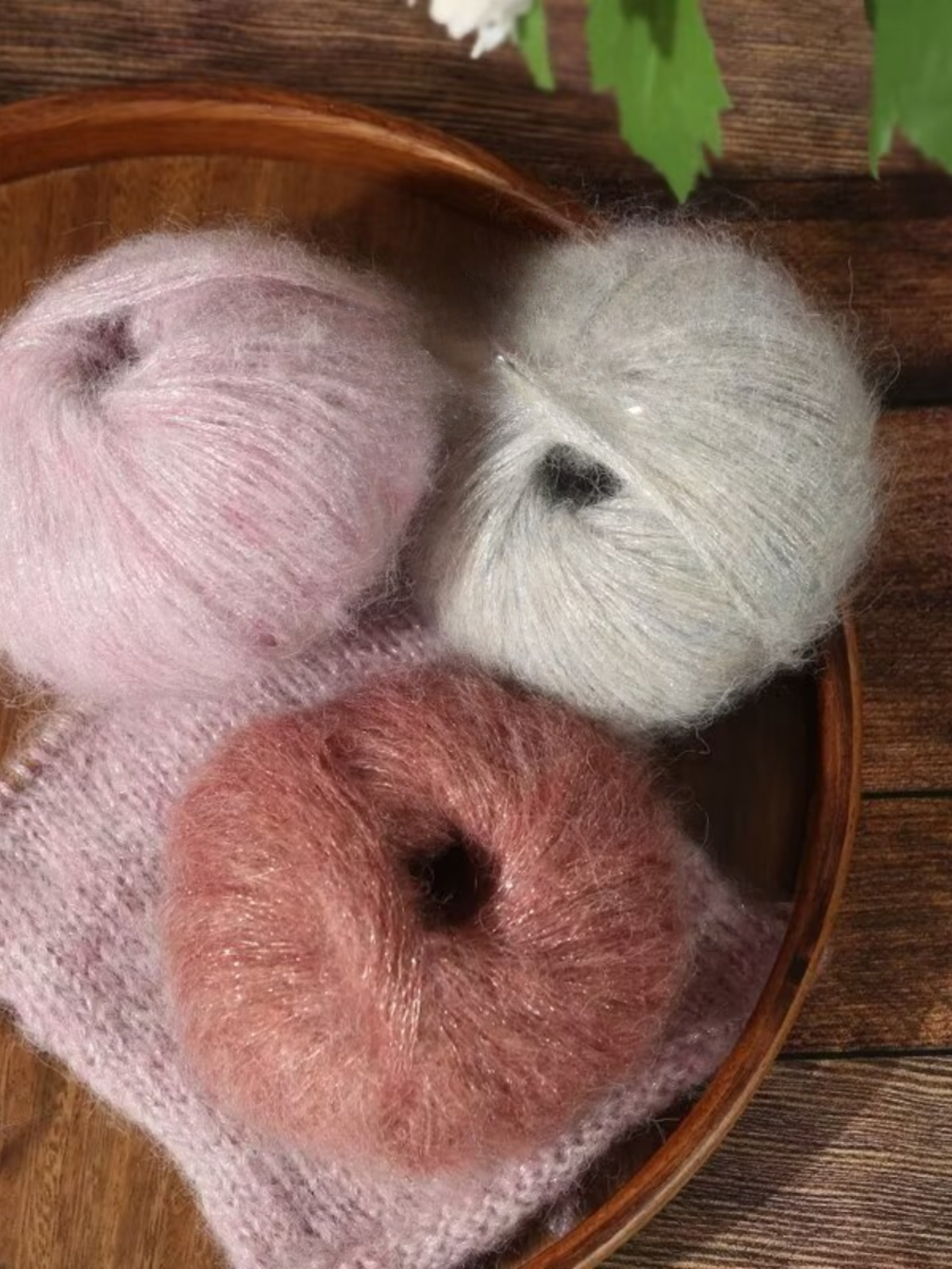 200 g/einstellen Mohair-Garn, glänzender Draht, bunt, zum Handstricken, Schal, zur Seite fahren, DIY, Hüte, weich, hautfreundlich, Häkelgarn, mitteldick
