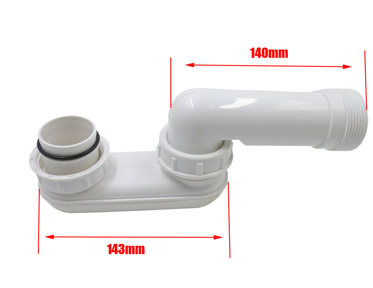 Bathtub and shower room P trap,drainage odor-prevention elbow