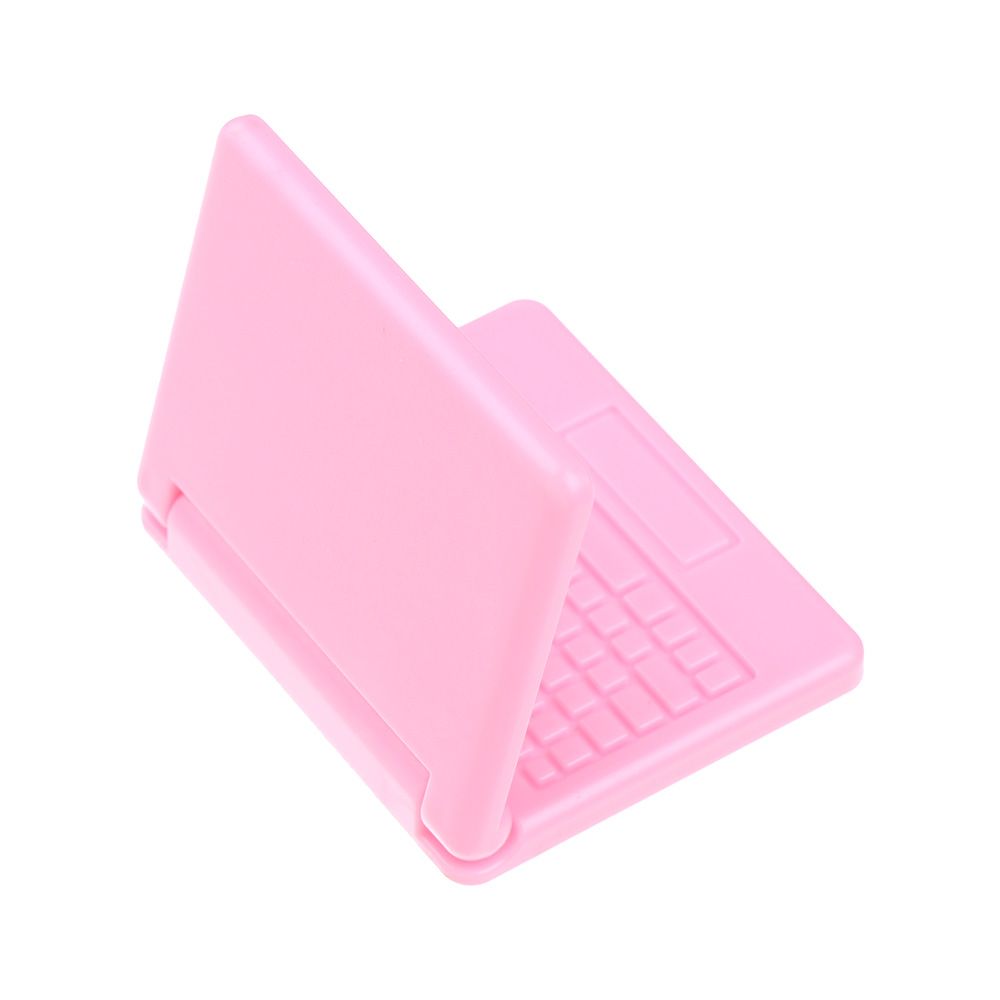 Mini poupée pliable pour ordinateur portable, 1 pièce, jouet de bureau, Imitation ordinateur, accessoires de