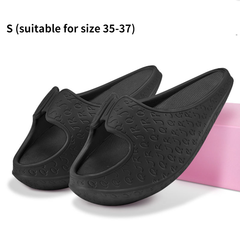 Masajeador de celulitis, zapatillas para perder peso, masajeador de pies para adelgazar el cuerpo, masajeador de piernas, zapatos de celulitis, masaje de pantorrilla: Negro