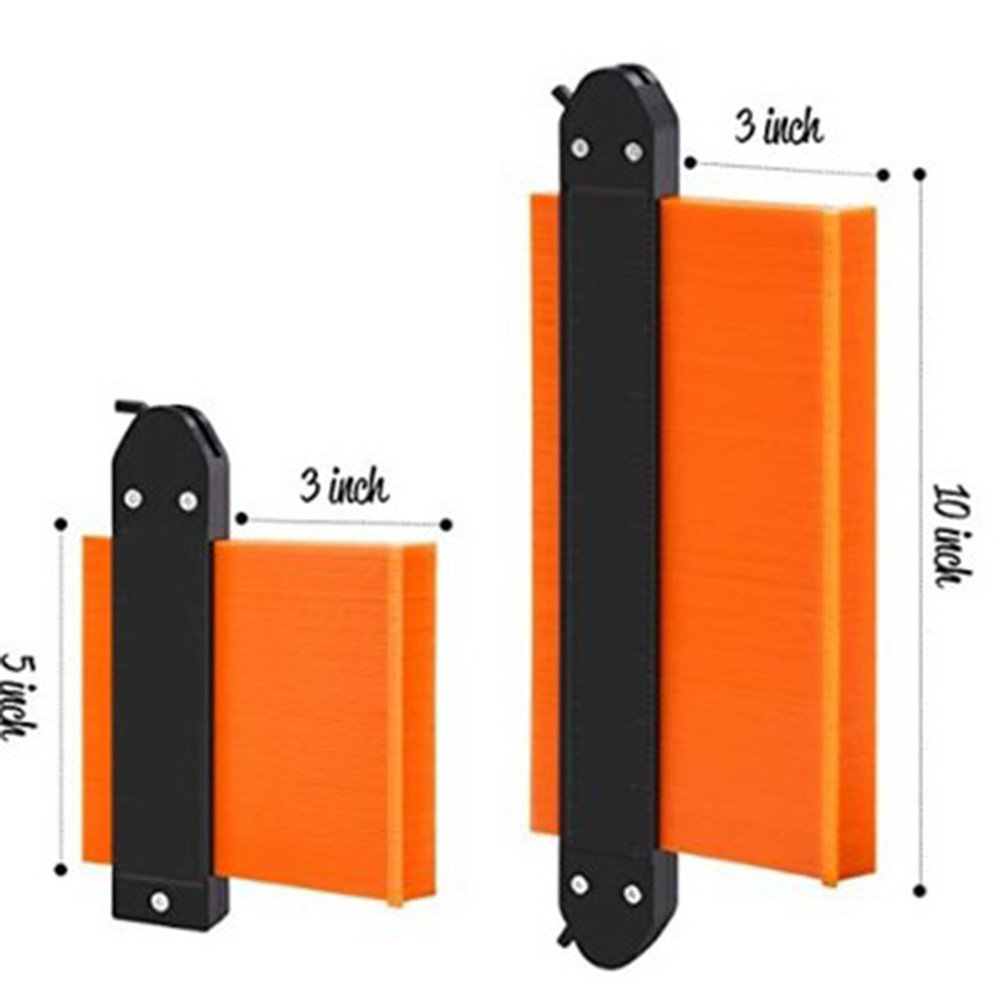 Contour Gauge Profiel Lijn Copier Liniaal Snijden Template Bouw Timmerwerk Meetinstrument Betegelen Houtbewerking Gereedschap