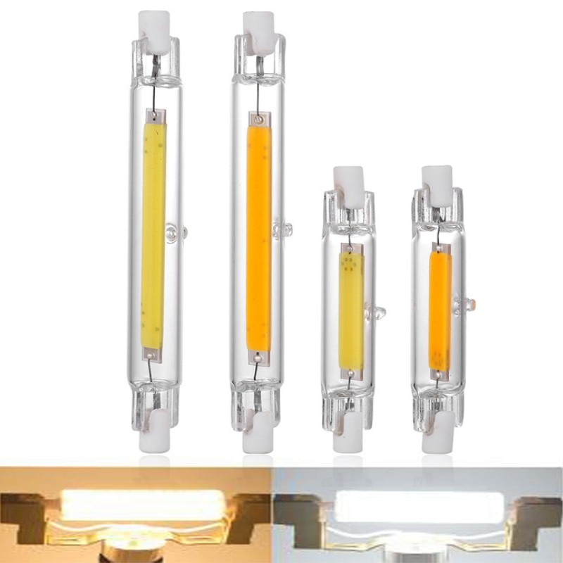 Led R7S Glazen Buis Cob Lamp 78 Mm 20W 118 Mm 40W R7S Corn Lamp J78 J118 Vervangen halogeen 50W 100W Ac 220V 230V Lampadas