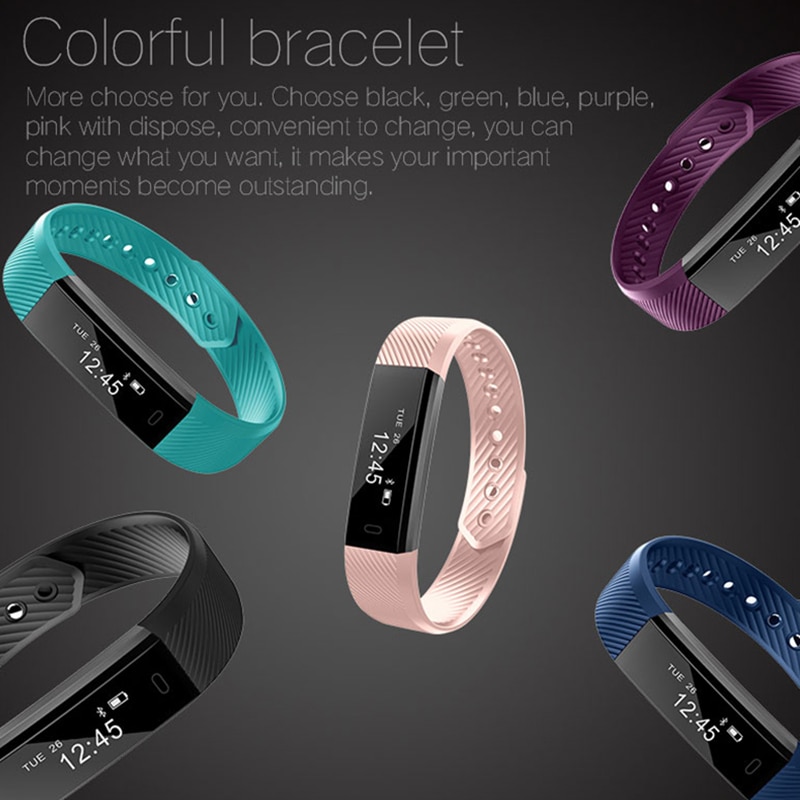 Smart Watches Bluetooth Waterproof Women Men Sport Wristband Fitness Tracker Pedometer Smart Bracelet Smartband for IOS Android