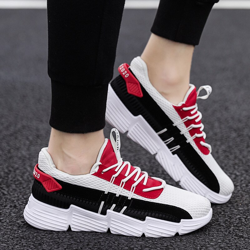 Luz Respirável Sapatos Badminton para Homens Lace-up Sapatos de Desporto de Tênis de Calçados esportivos de Treinamento Dos Homens Anti-Escorregadio sneakers
