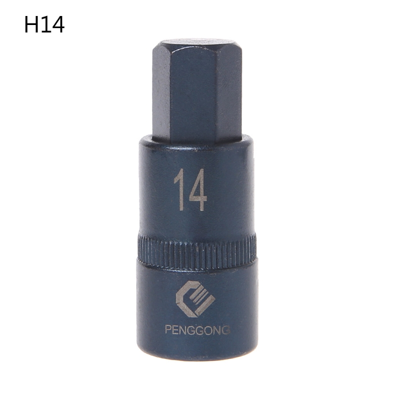 Hexagon Schroevendraaier Socket Multifunctionele Handgereedschap Boor Handje Socket H4 H5 H6 H7 H8 H10 H12 h14 H17: H14