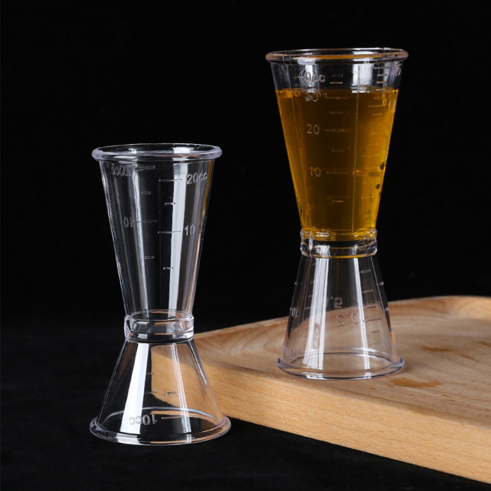 Taza medidora para coctelera, herramienta de cocina para Bar, vaso medidor de Alcohol y bebidas, 10/20ml o 20/40ml