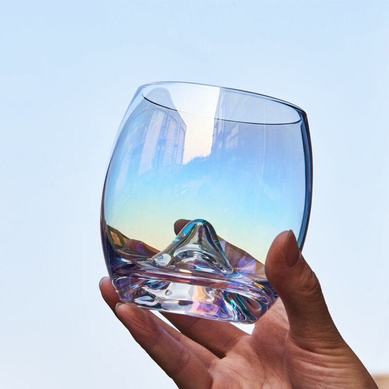 Nordic Kleurrijke Glas Regenboog Glas Familie Drinkwater Cup Dazzling Cup