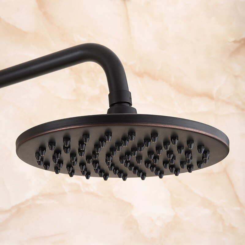 8 inch Classic Antique Brass Rainfall Shower head Grandado