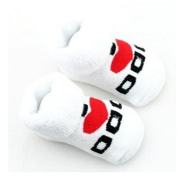 Bonitos calcetines de algodón para bebé para niñas, chicos, letras de amor, papá, amor de madre, calcetines para niños recién nacidos, calcetines para bebés, ropa de cama, calcetines para bebés: DAD