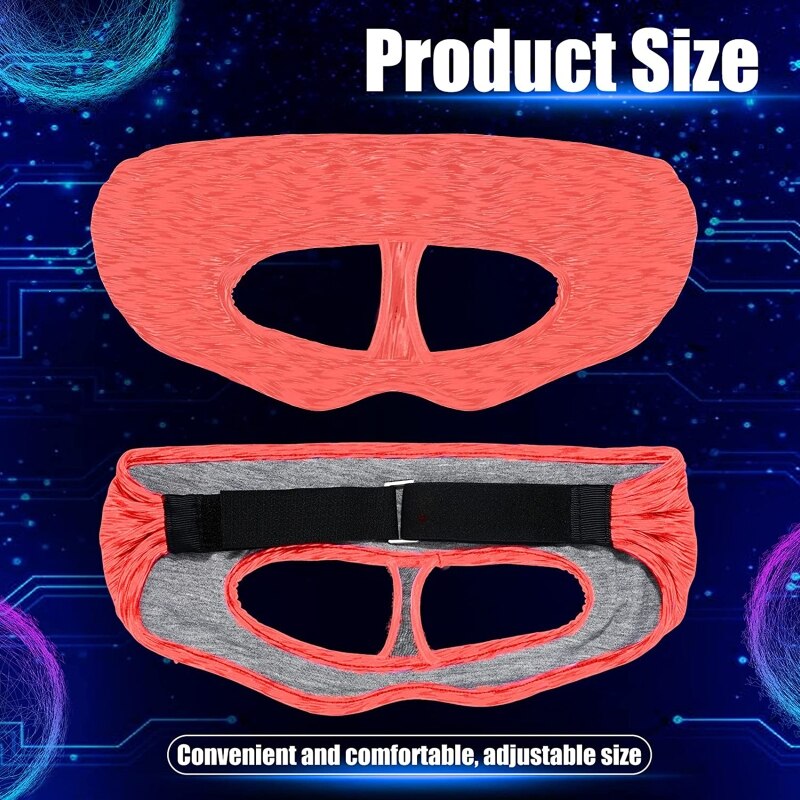 Vr-zubehör: augenmaskenbezug, atmungsaktives schweißband, verstellbare polsterung für virtual-reality-headsets (oculus quest).