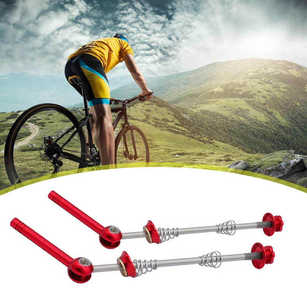 Quick Release Skewers Bicycle Front + Rear Wheel MTB Road Bike Alloy for Outdoor Cycle Biking Entertainment for VXM Ti