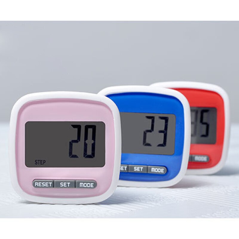 LCD ceinture pince podomètre marche pas compter KM Distance calcul compteur numérique podomètres Fitness équipement