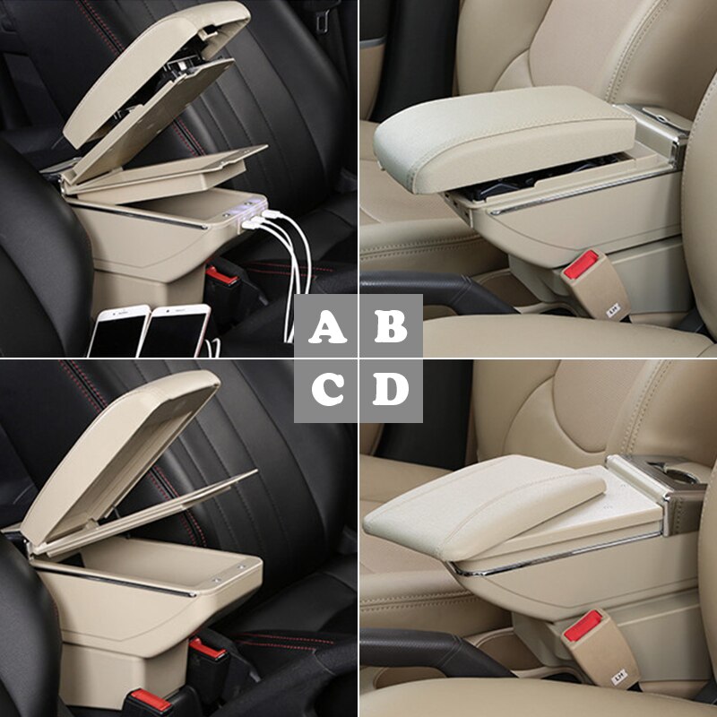 Mutips Voor Renault Dacia Sandero Armsteun Doos Lederen Arm Rest Center Center Console Accessoires Decoratie Interieur