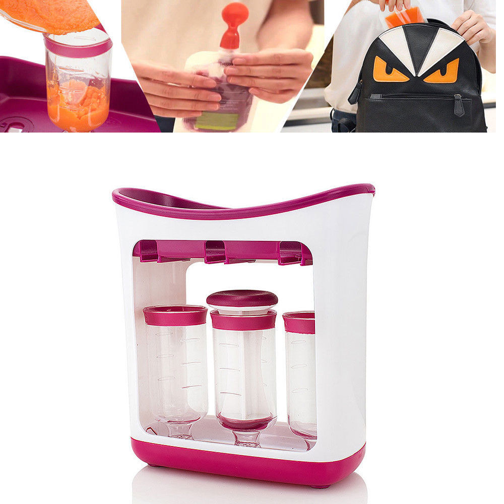 Squeeze Sap Station Babyvoeding Organination Opslag Containers Babyvoeding Maker Set Fruit Puree Verpakkingsmachine