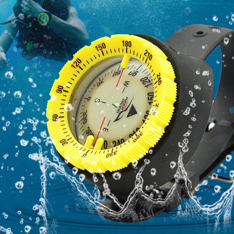 Kompas 50M Horloge Evenwichtige Waterdicht Kompas Onderwater Lichtgevende Kompas Kompas Duiken Kompas