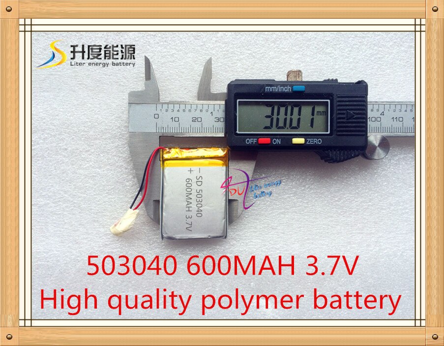 053040 600MAH polymeer batterij fabriek direct polymeer batterijen