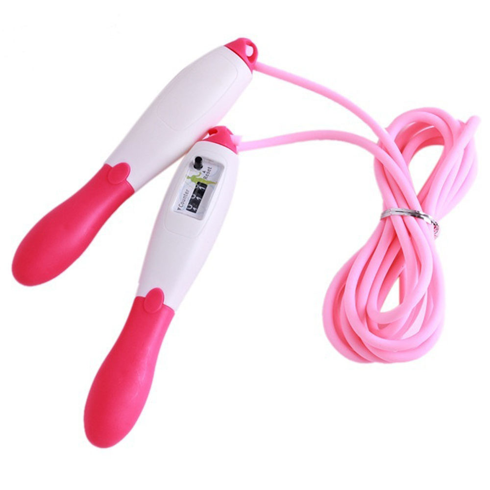 1 pc oefeningen workout sportschool fitness oefening springtouw springteller automatische digitale springtouwen gereedschap