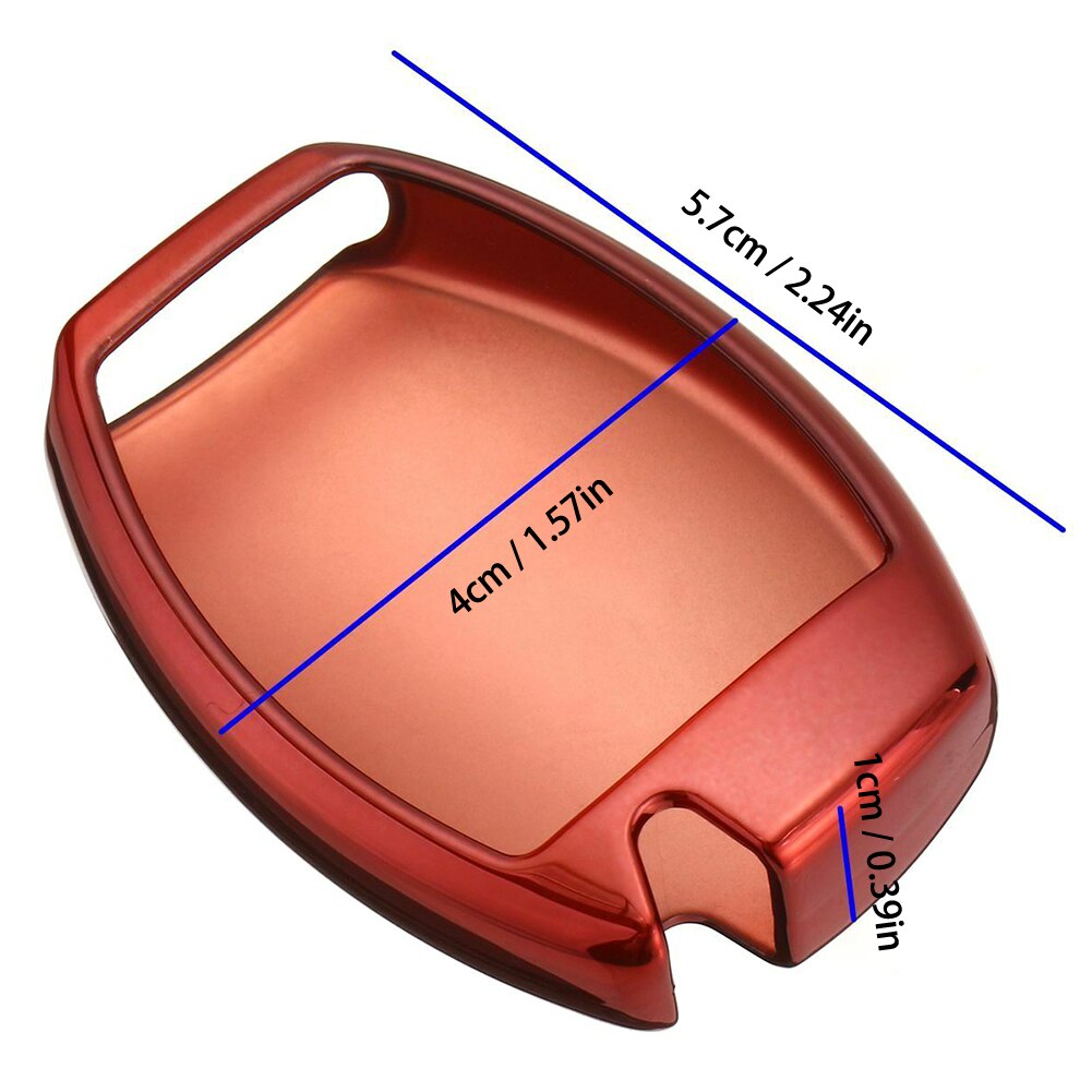 Chiave dell'automobile Della Copertura di TPU Della Copertura Chiave A Distanza Caso Fob Borsette Per Mercedes-Benz A B C E G S M GL AMG Classe Mercedes-Benz C200 C300