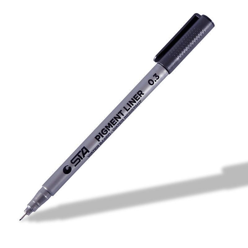 1 stk pensel pen kalligrafi pen tuscher kunst skrivning kontor skoleartikler brevpapir elev