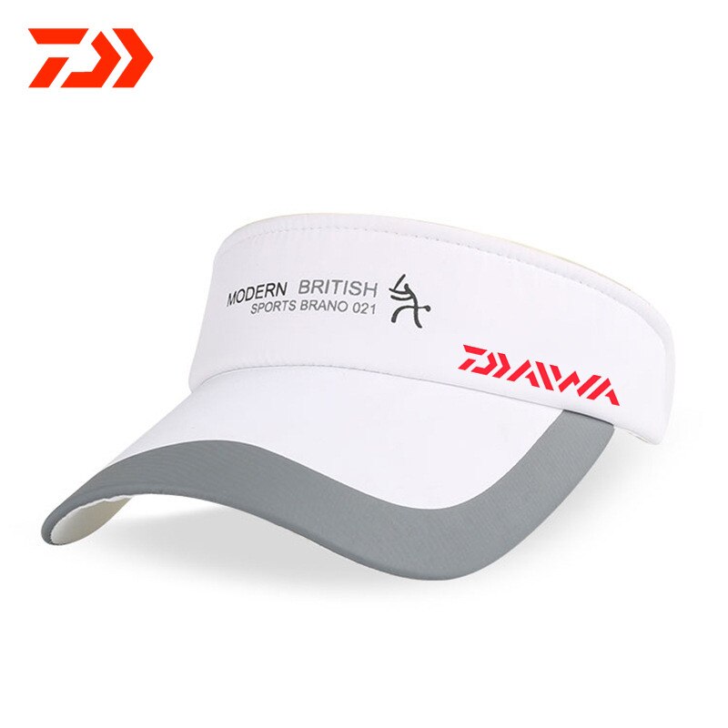 Daiwa-Sombrero de pesca de secado rápido para hombre y mujer, gorro de Sol de secado rápido con tapa vacía para viaje, gorro de pesca para hombre y mujer, gorro de tenis para exteriores: Photo Color 07