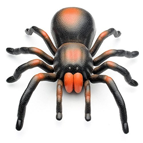 Araña teledirigida con Control remoto para niños, juguete eléctrico de animales, iluminación infrarroja, simulación, divertido, novedad, de Navidad