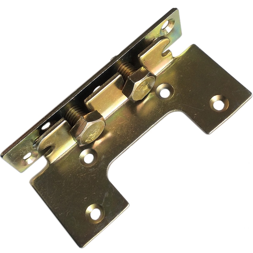 Bed Rail Brackets Set Heavy Duty Bed Rail Fittings Wooden Bed Frame Connectors Fastener with Screws for Headboards Footboards