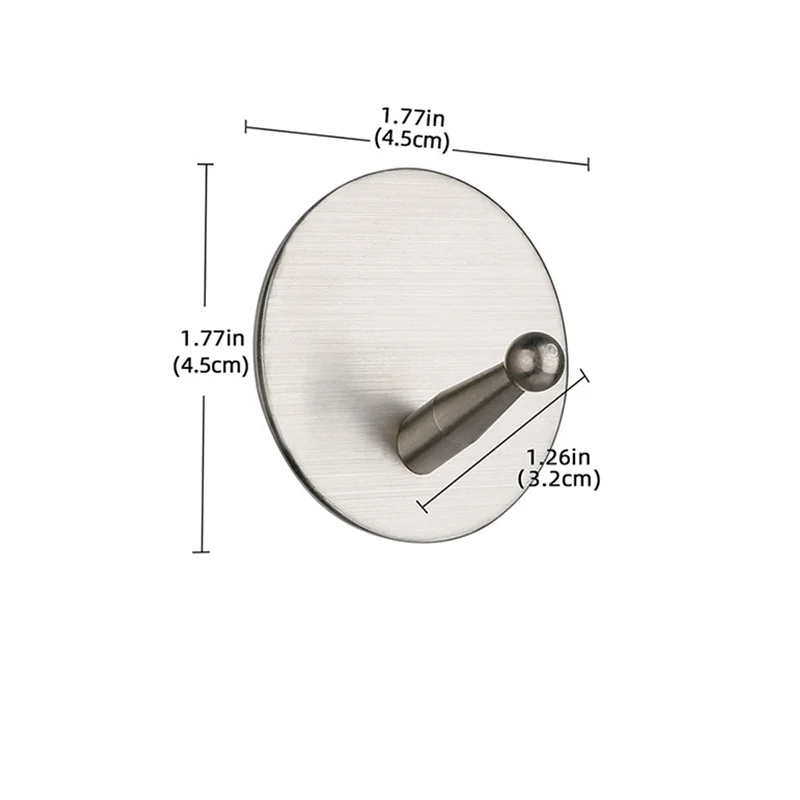 Self Adhesive Wall Hook Stainless Steel Towel Rack Bathroom Hardware Shelf Robe Hooks Hanger Shower Shelf Hanging Accessories