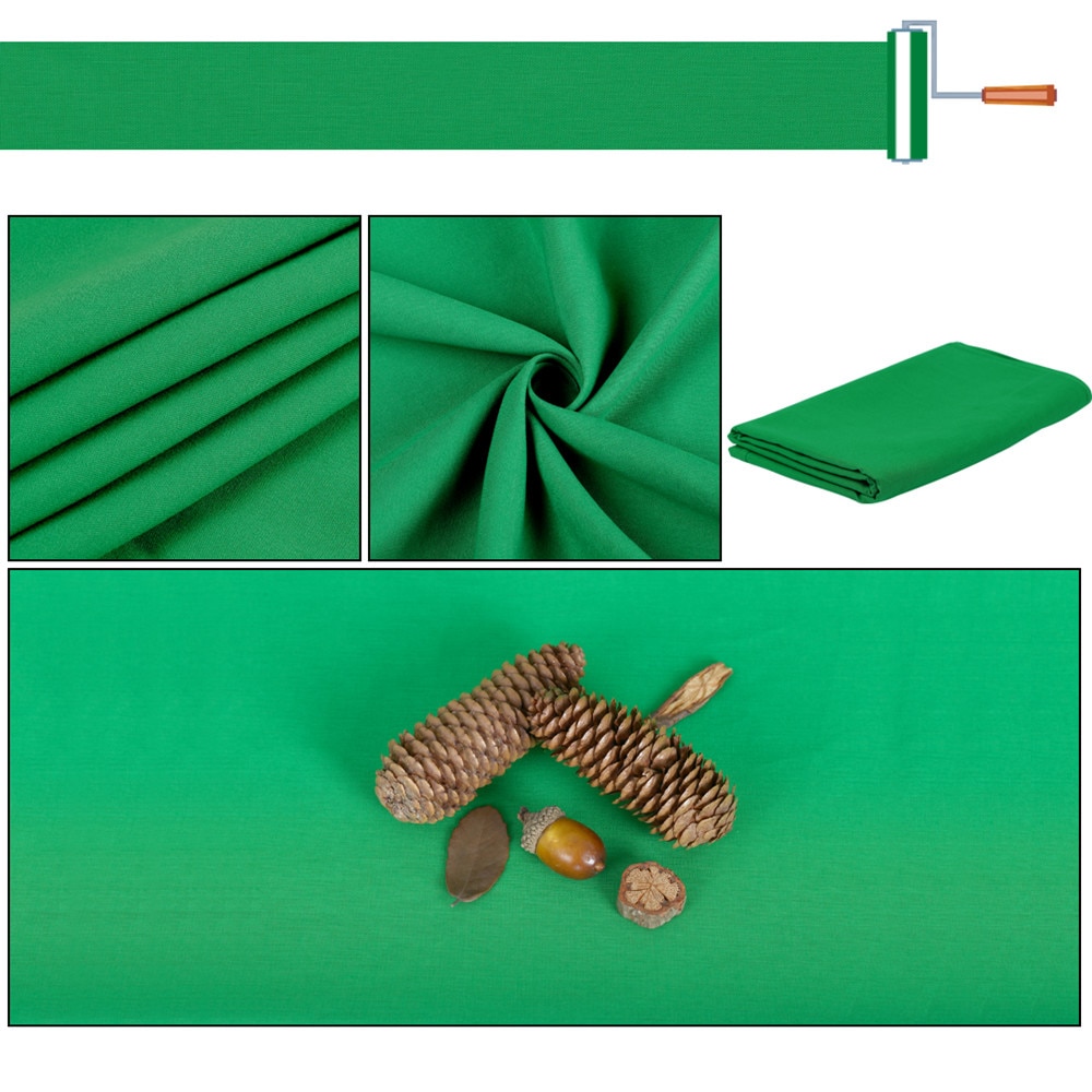SH-Fotohintergrund, nur Stoff mit Stangentasche, weiße/schwarze Baumwolle, grüner Bildschirm, Chromakey-Hintergründe für Fotostudio
