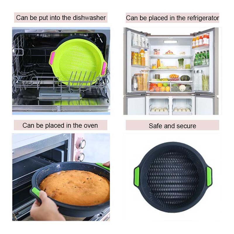 TEENRA 1Pcs non-stick Brood Cakevorm Rechthoekige Bakken pan Toast Candy Mold Silicone Cake Pan Bakvormen gereedschap