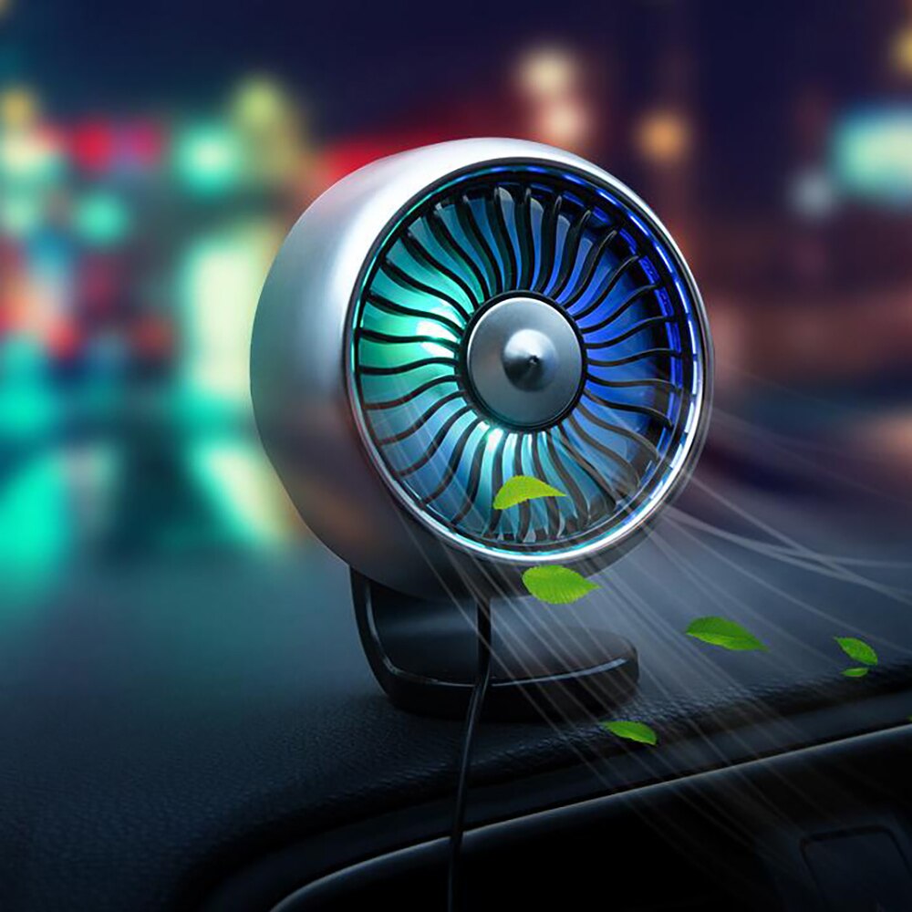 5V Electric Car Fan 3 Speed Adjustable for Car Air... – Grandado