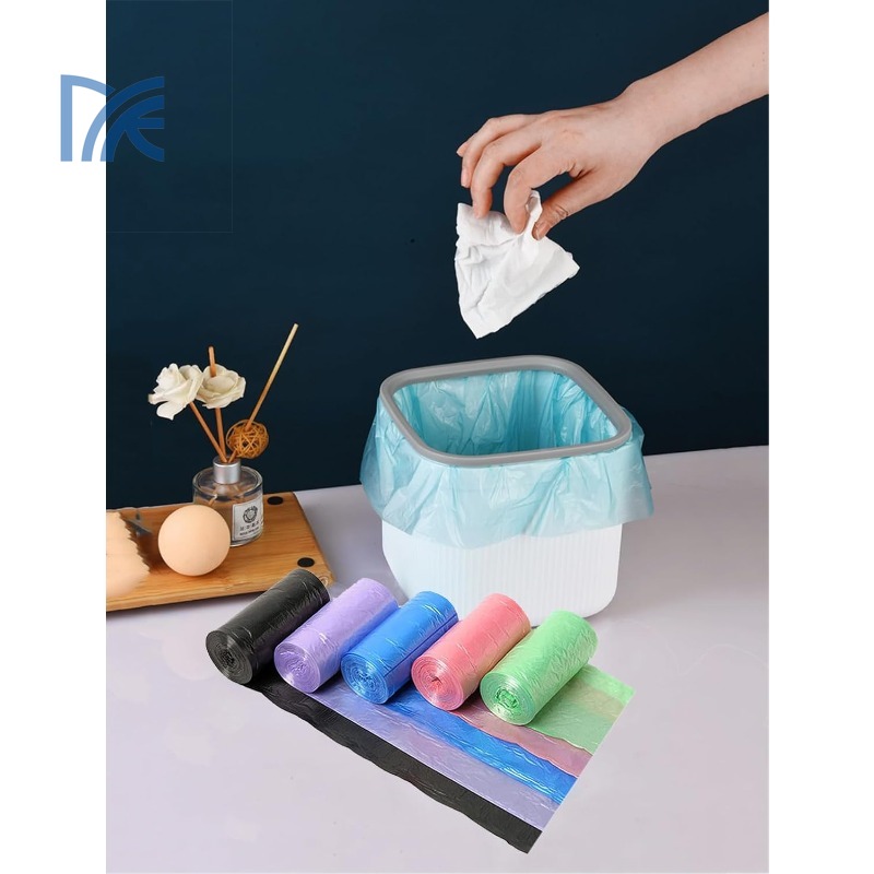 Wegwerp kleine vuilniszakken 10 rollen 300 stuks draagbare pe vuilniszakken voor prullenbakken kantoor keuken afval