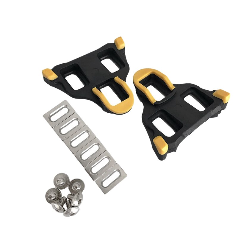 Racefiets schoenplaatjes 6 graden speling zelfborgende fietspedalen schoenplaatje voor shimano spd-sl systeem schoenen