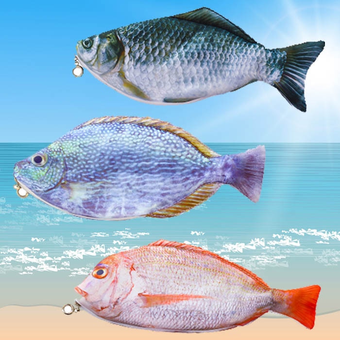 fish shaped pencil bag pencil box pencil case box fish of large capacity upgrade school funny