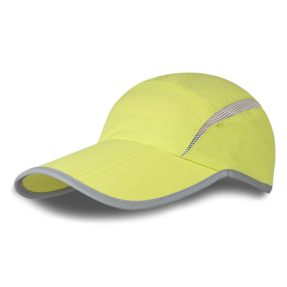 Men Women Quick Dry Sports Baseball Hat Lightweight Breathable Outdoor Sun Cap for Fishing Cycling Hiking: Green