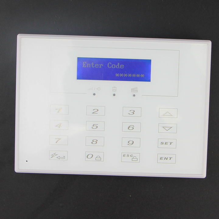 868MHZ LCD display Wireless Two-way remote control keypad, External Password keyboard for 868MHZ 433MHZ alarm systems