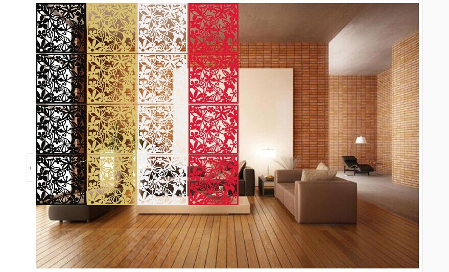 Room divider Biombo Room partition wall screen room dividers Partitions PVC Wall stickers cutout Home screen folding Screen