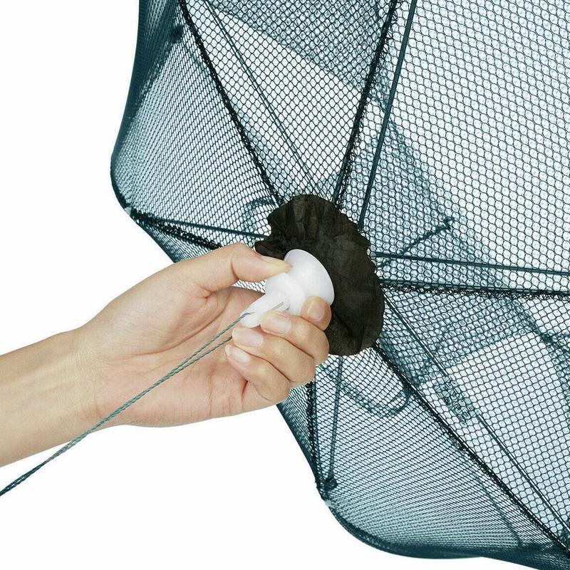Automatic folding lobster cage fishing nets Hand throw net prawns Bold Umbrella cage Fishing gear Shrimp catching