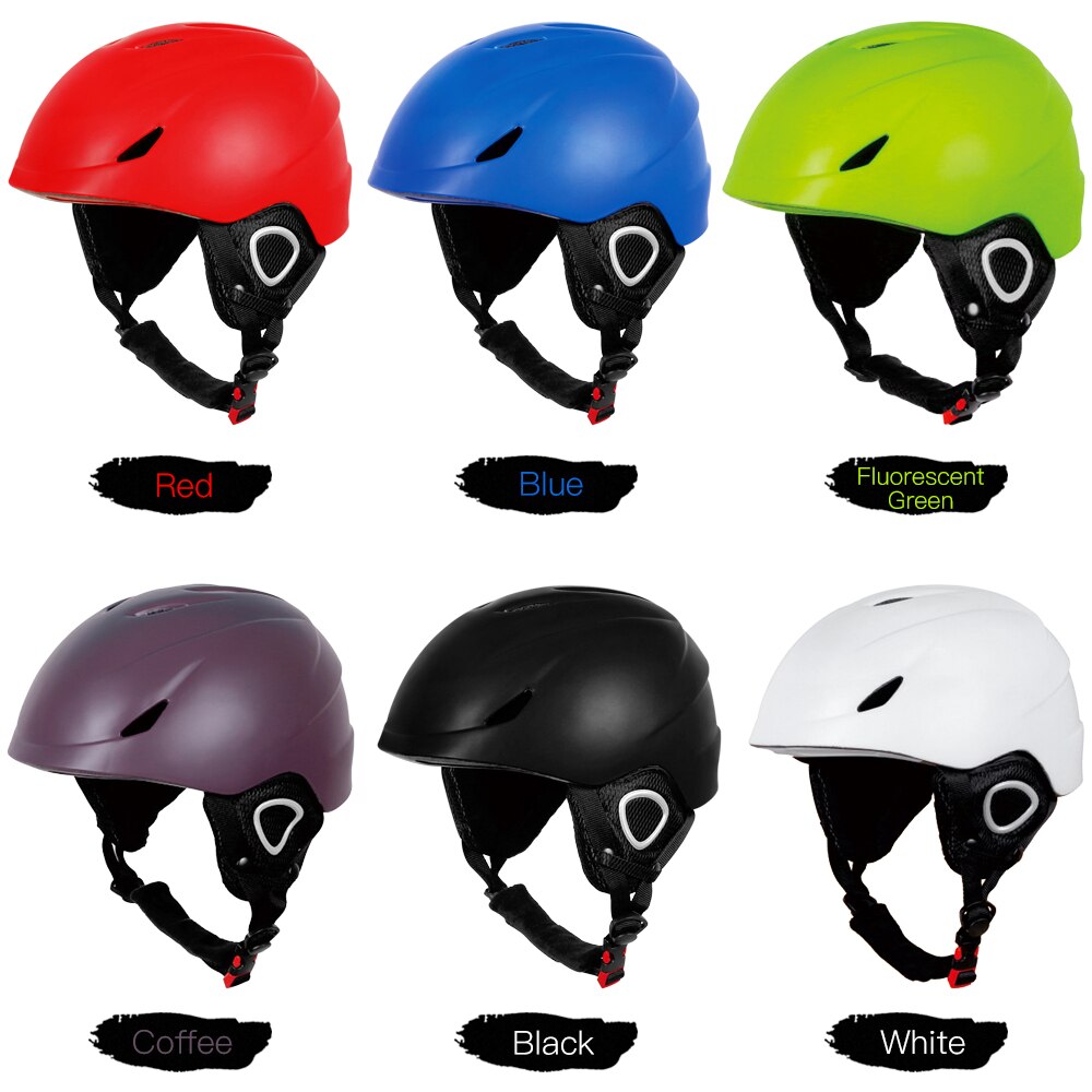 Casco de esquí ultraligero KY-C006 PC + EPS para hombre y mujer, casco de esquí, resistente a impactos, de seguridad, deportivo