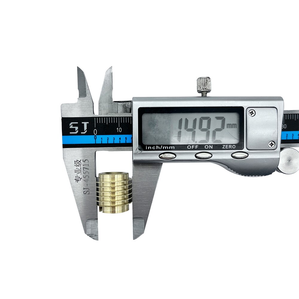 Dobbelt gevind  - 3/8 " -16 gevind,  .625 " længde (passer til intertap haner)
