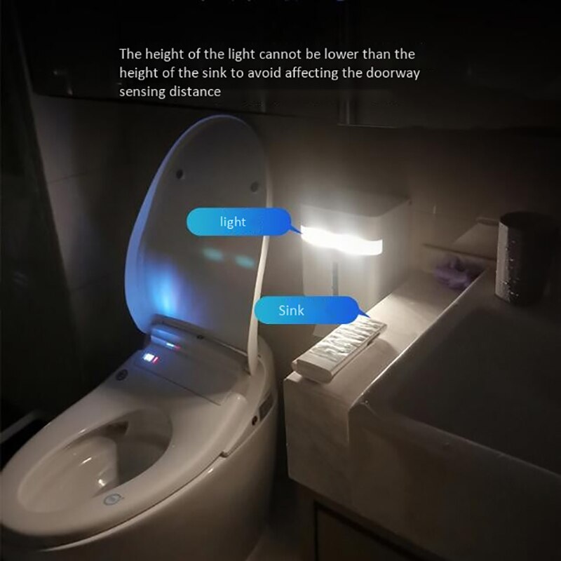 Waterproof Wall Mounted Toilet Roll Holders with Led Sensor Lights Bathroom Tissue Paper Box Rack Toilet Tissue Paper