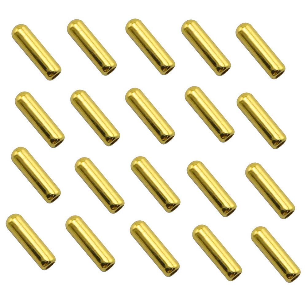 20pcs Brooch Pins Stoppers End Cap With Silicone Plug Tie Pin Post Back Plugging for DIY Jewelry Making Accessories: Gold color