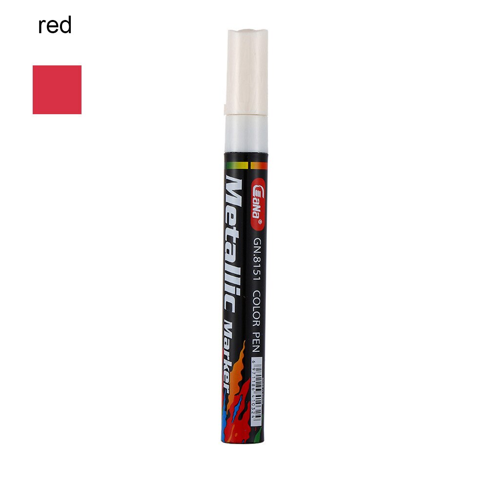 1PC Waterproof Auto Car Coat Painting Pen Touch up Scratch Clear Repair Remover Marker Car Motorcycle Tools Accessories: Red