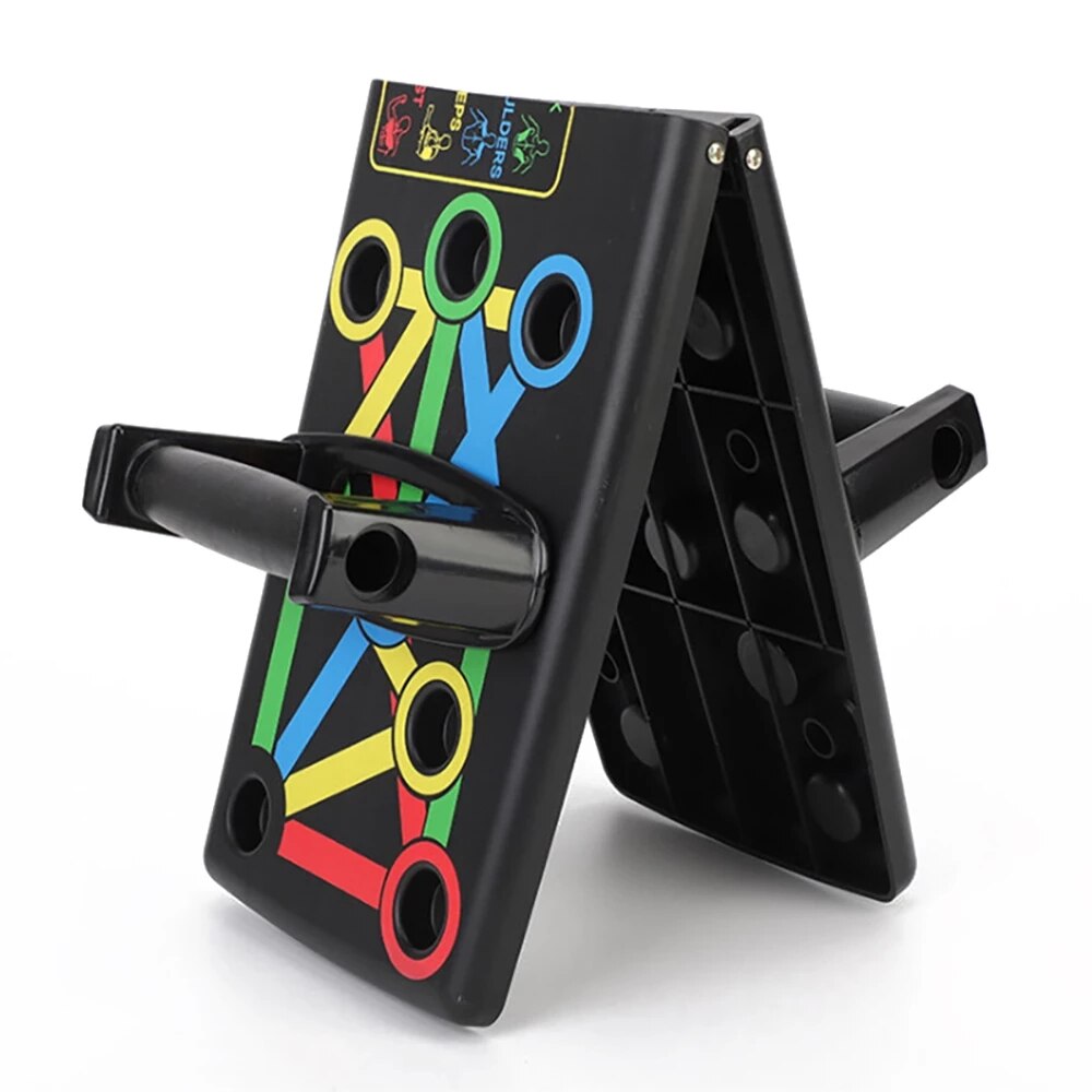 14 in1 Push-up Stand Push Up Rack Board System Fitness Workout Train Gym Exercise Pushup Board System Portable Fitness Equipment