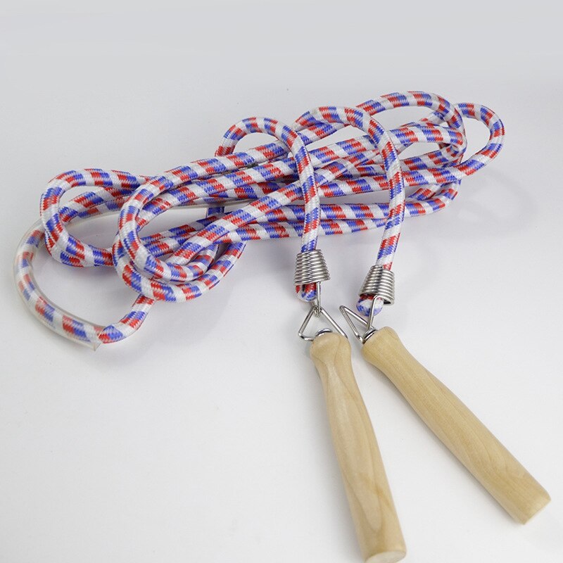 Skipping Rope For Multiple Players,With Wooden Handle,Team Group Jump Rope For School Sport Outdoor Activities