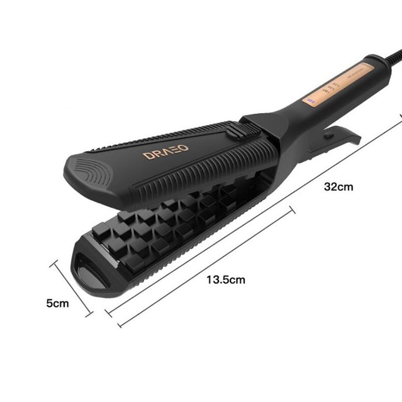 Hair Volumizing Iron Flat Iron Crimper Fluffy Hair Straightener Suitable for Long Short Hair Styling Tools 220V