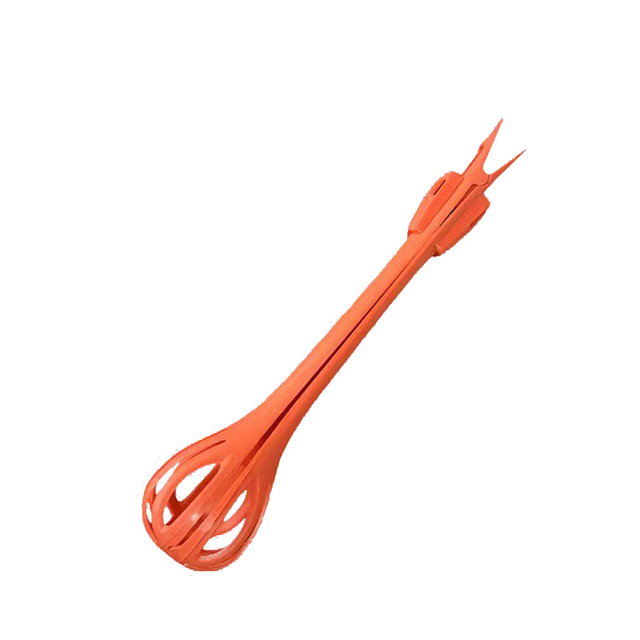 Multifunctionele Eierklopper Garde Melkpasta Tang Voedselclips Mixer Handmatige Roerder Keukencrème Bakgereedschap Keukenaccessoires: Rood
