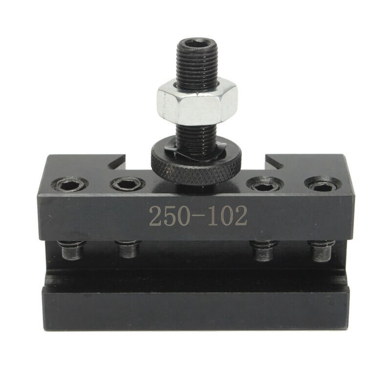 6-12 Inch 2 AXA Boring Turning Quick Change Tool Post Facing Holder 250-102 for CNC Lathe Tool Kit